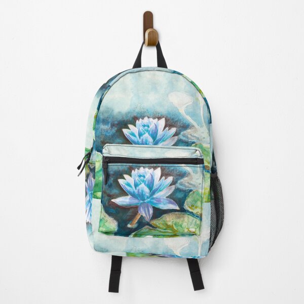 Artikelvorschau, Blaue Lotusblume im Wasser entworfen und verkauft von Miriam Steinau.