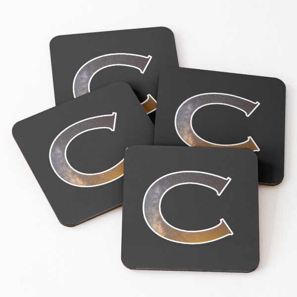 Item preview, Alphabet and galaxy design, letter C designed and sold by funnytshirtco.