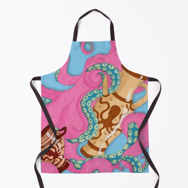Item preview, Octopus with Mycenaean ceramics designed and sold by LeahHa.