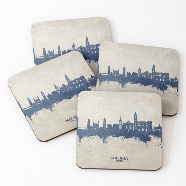 Item preview, Málaga Spain Skyline designed and sold by ArtPrints.