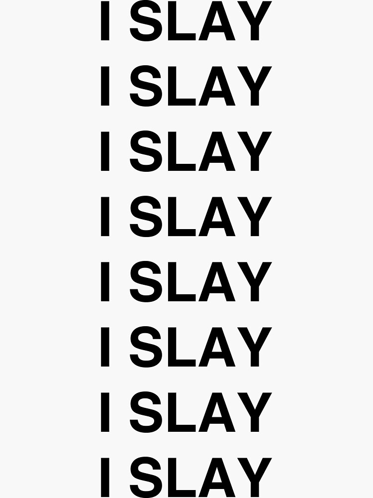 Beyonce Slay Vinyl Sticker