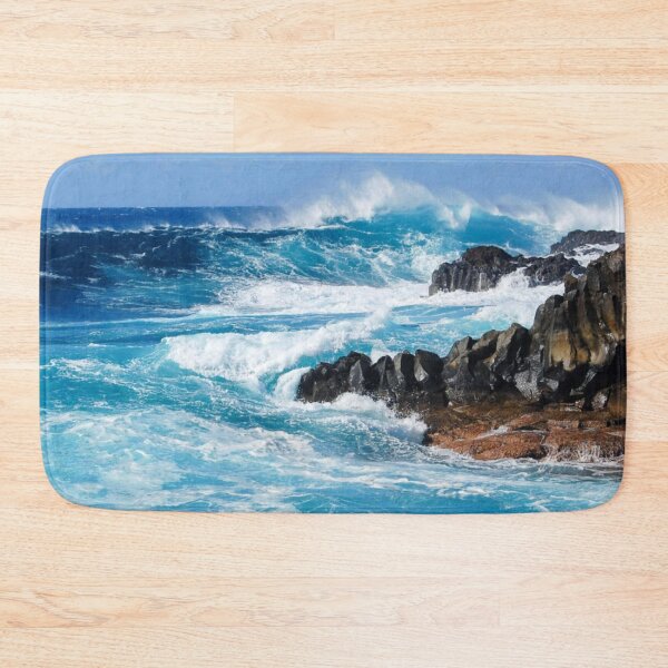 Item preview, Beautiful Waves of Blue Ocean And The Giant Rocks designed and sold by daybreakagain.