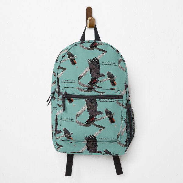 Item preview, Red-tailed black cockatoo Calyptorhynchus banksia design by Chrissy Wild designed and sold by ChrissyWild.