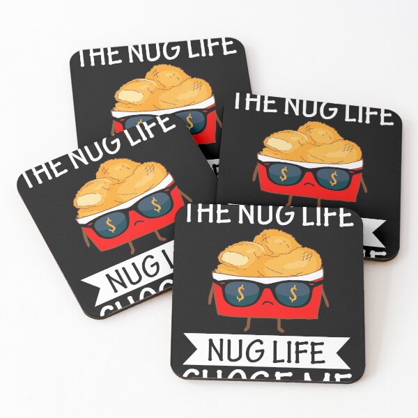 Item preview, Funny Nugget, Nug Life, Chicken Nugget print designed and sold by Lisbob.
