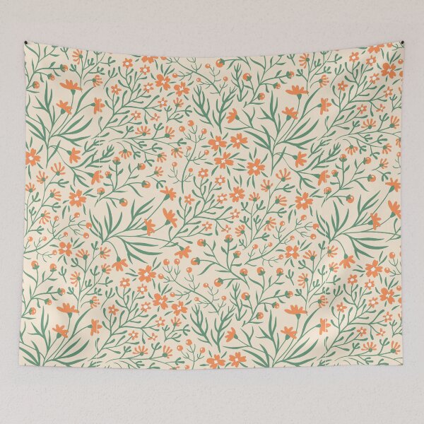 Item preview, Floral pattern stickers, Floral stickers set, Floral pattern mask, Floral pattern t-shirts designed and sold by quixoticmonkey.