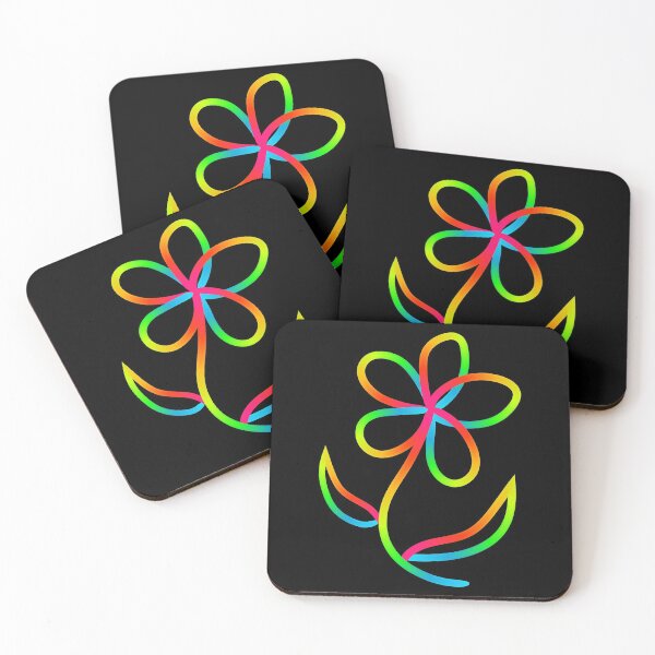 Item preview, Multi-colored neon flower.  designed and sold by Galina Kostyaeva.