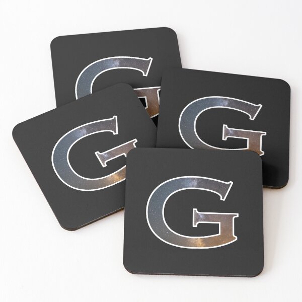 Item preview, Alphabet and galaxy design, letter G designed and sold by funnytshirtco.
