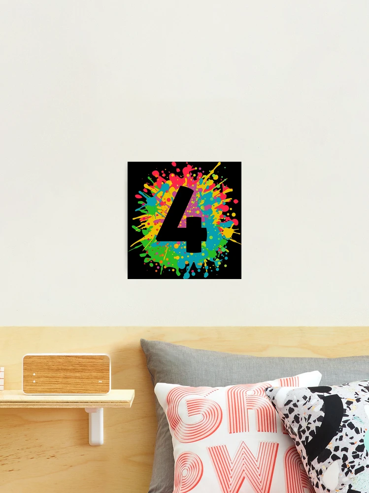 Kids Happy Family Clothing Rainbow 6th Birthday Number 6 T-Shirt