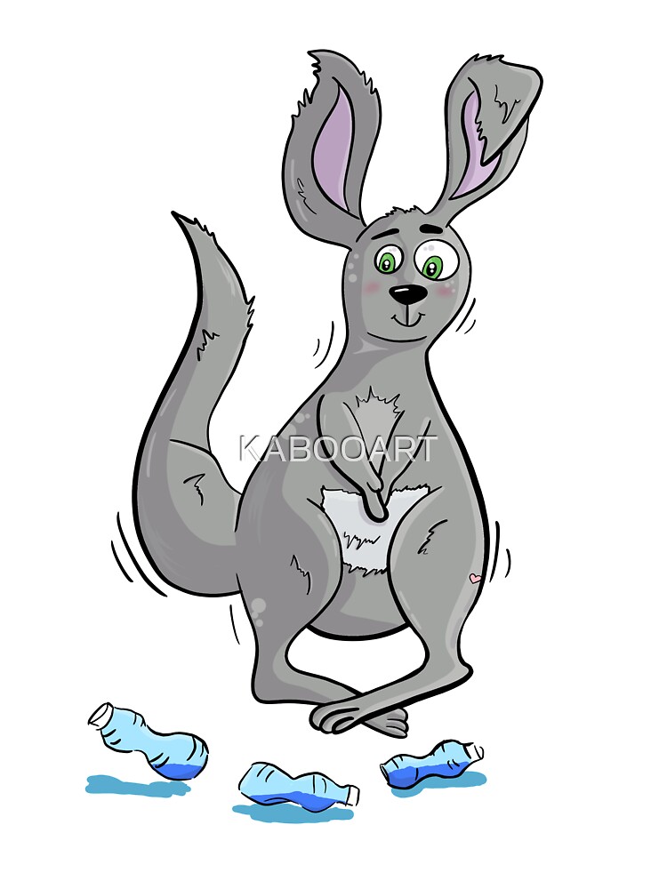 Kangaroo as Coloring Template download free coloring pages and templates  for kids!