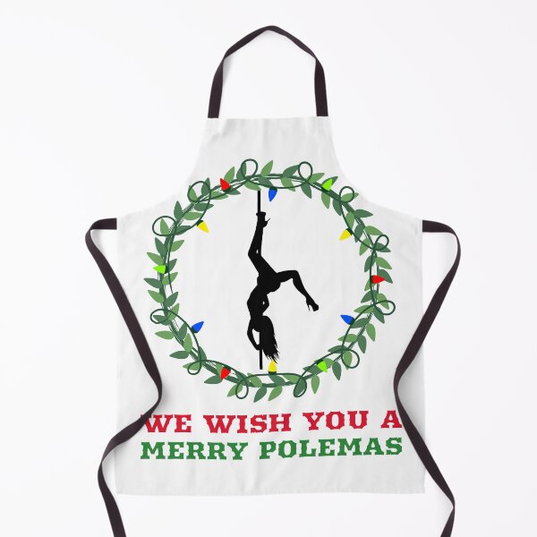 Item preview, We Wish You a Merry Polemas Leg Hang designed and sold by PoleUnicorn.