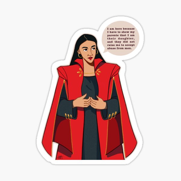 AOC - Having A Daughter Does Not Make A Man Decent Sticker