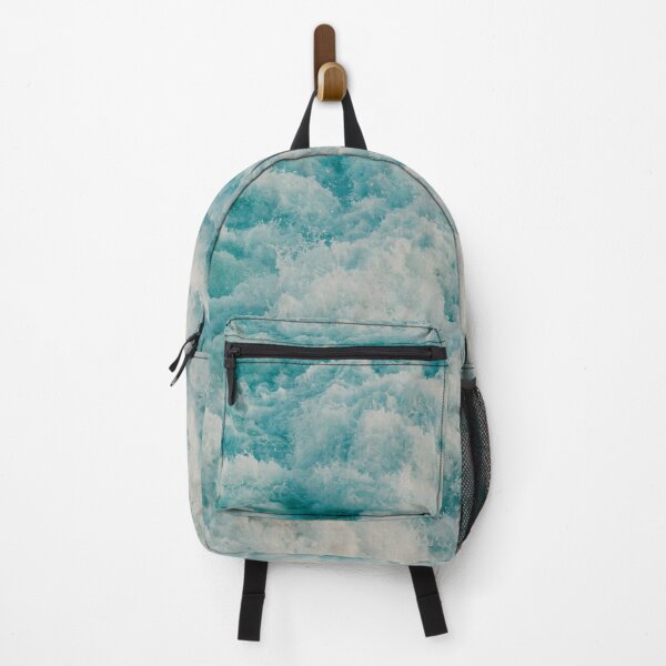 Item preview, Blue ocean waves with big foam designed and sold by Designhub1000.