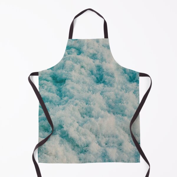Item preview, Blue ocean waves with big foam designed and sold by Designhub1000.