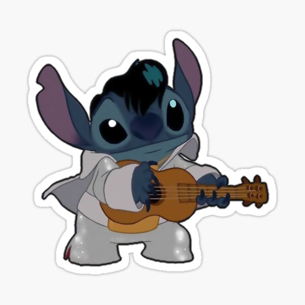 Elvis Stitch Stickers | Redbubble