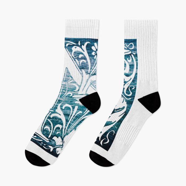 Item preview, The Letter N Ocean Waves  designed and sold by yacine12353.