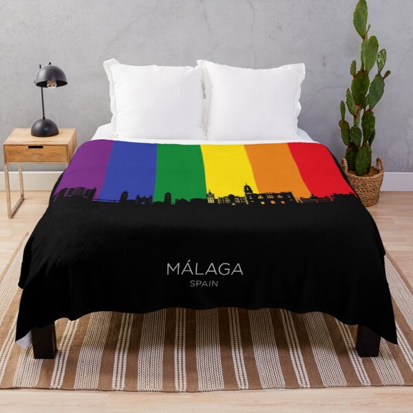 Item preview, Málaga Spain Skyline designed and sold by ArtPrints.