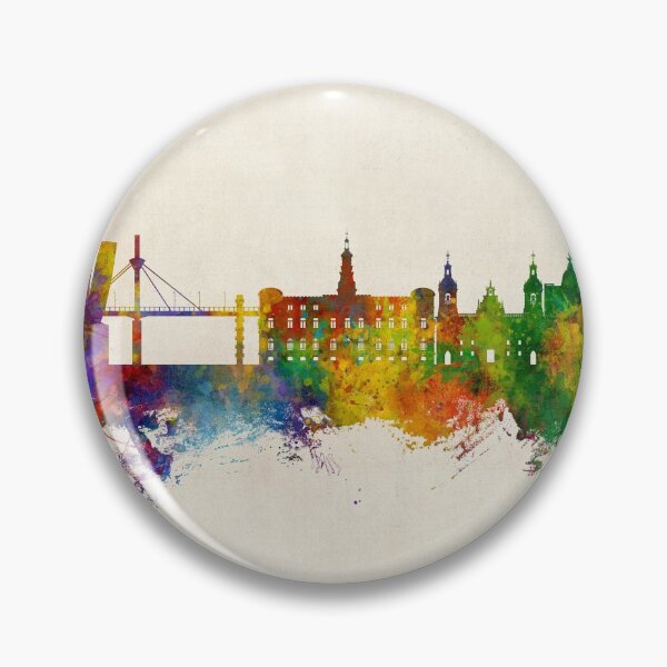 Item preview, Bilbao Spain Skyline designed and sold by ArtPrints.