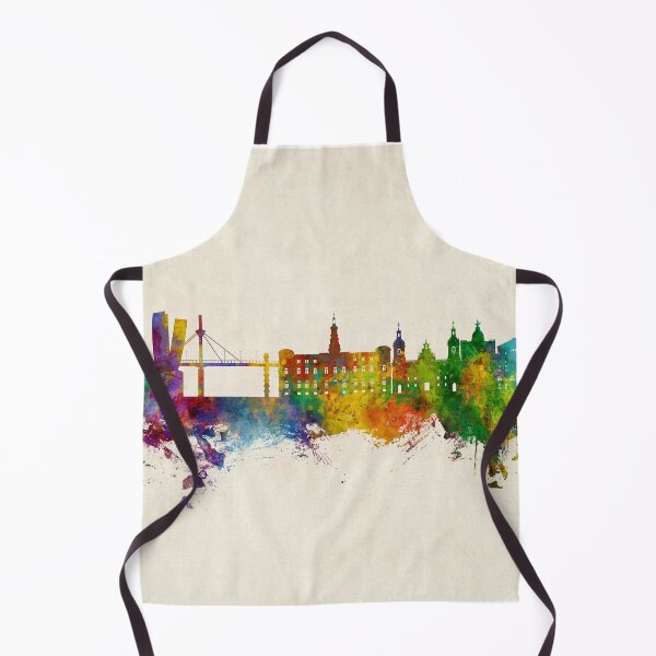 Item preview, Bilbao Spain Skyline designed and sold by ArtPrints.
