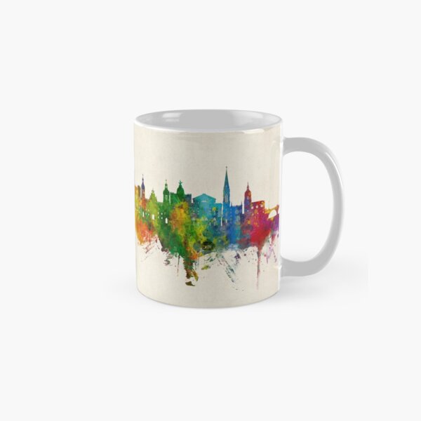 Vista previa del artículo con la obra «Bilbao Spain Skyline», diseñado y vendido por ArtPrints.