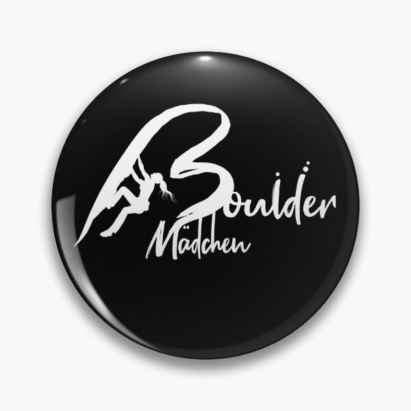 Artikelvorschau, Boulder Mädchen Bouldern Logo mit Kletterin Bouldern  entworfen und verkauft von MadandMean.