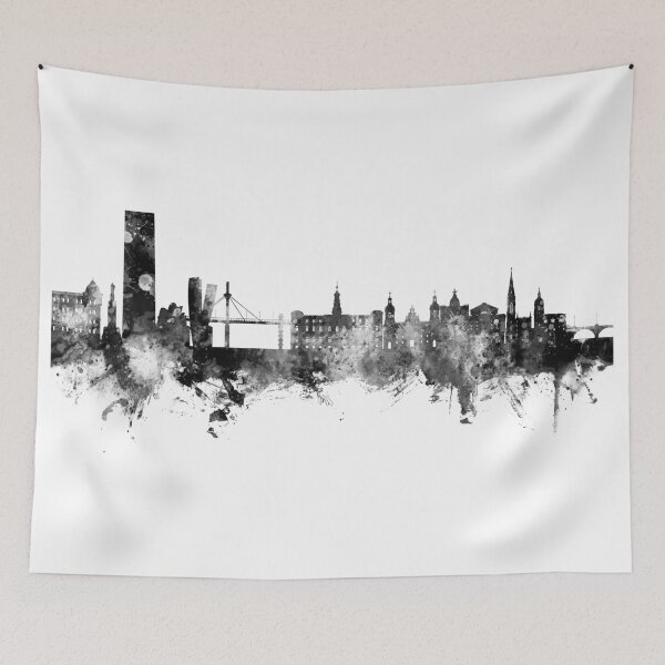 Item preview, Bilbao Spain Skyline designed and sold by ArtPrints.