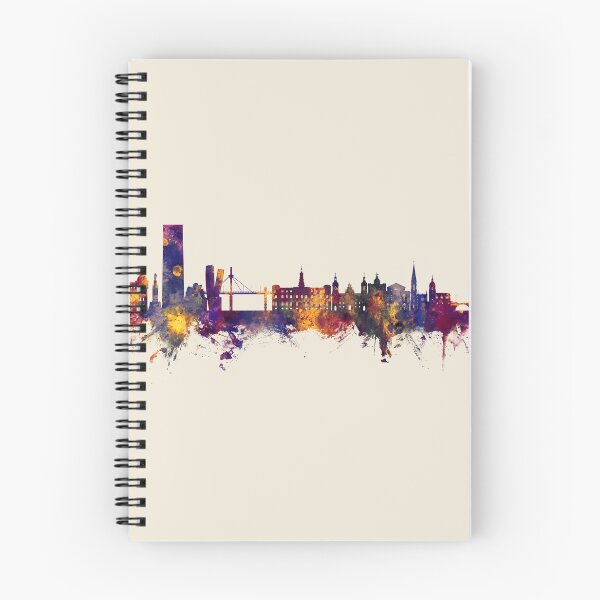 Item preview, Bilbao Spain Skyline designed and sold by ArtPrints.