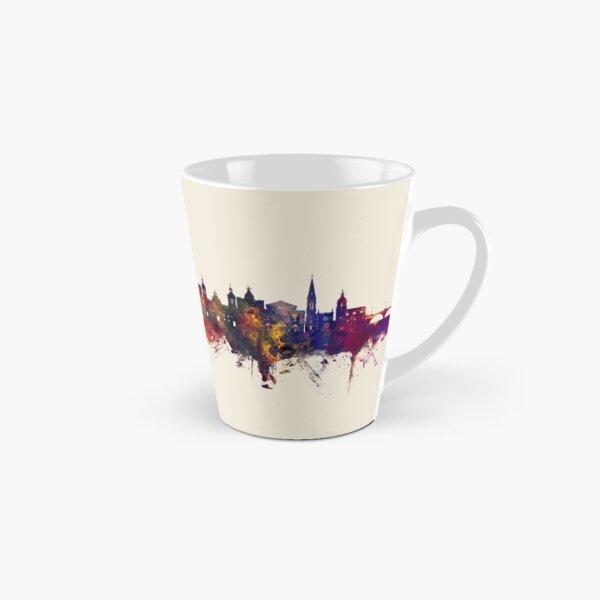 Vista previa del artículo con la obra «Bilbao Spain Skyline», diseñado y vendido por ArtPrints.