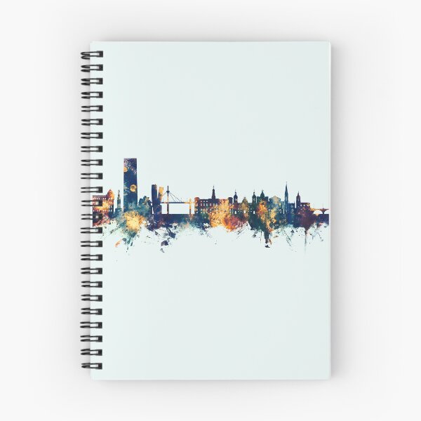 Item preview, Bilbao Spain Skyline designed and sold by ArtPrints.