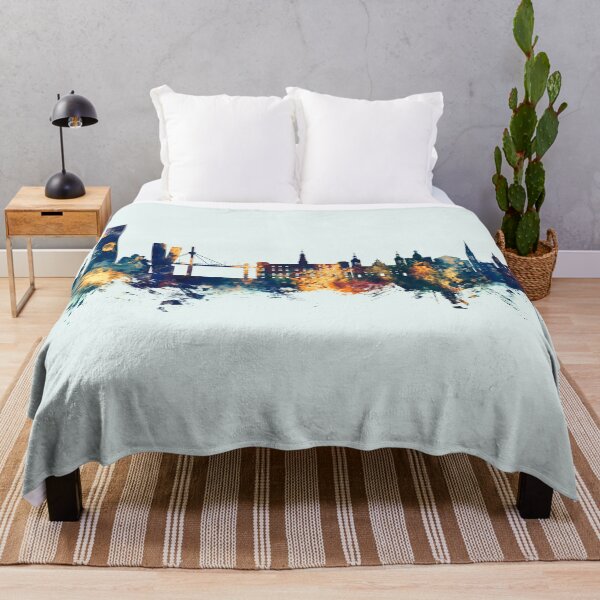 Item preview, Bilbao Spain Skyline designed and sold by ArtPrints.