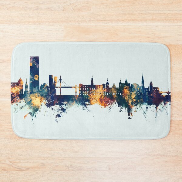 Item preview, Bilbao Spain Skyline designed and sold by ArtPrints.
