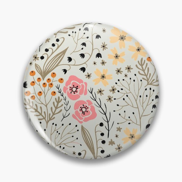 Item preview, Floral pattern stickers, Floral stickers set, Floral pattern mask, Floral pattern t-shirts designed and sold by quixoticmonkey.