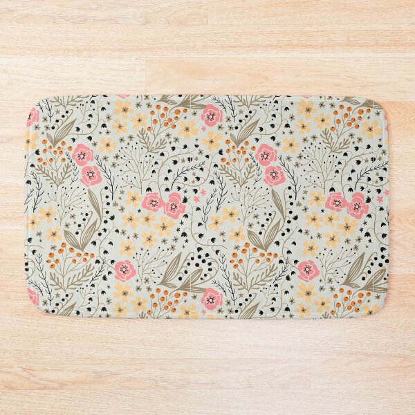 Item preview, Floral pattern stickers, Floral stickers set, Floral pattern mask, Floral pattern t-shirts designed and sold by quixoticmonkey.