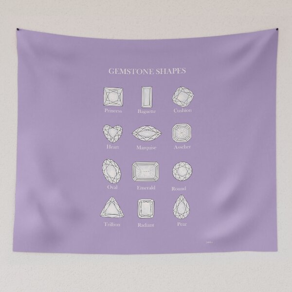 Item preview, Gemstone shapes  designed and sold by Johka.