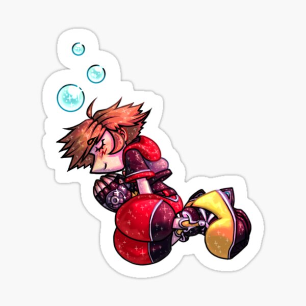 Kingdom Hearts Dream Drop Distance Sora Stickers, Pins, Magnets Sticker