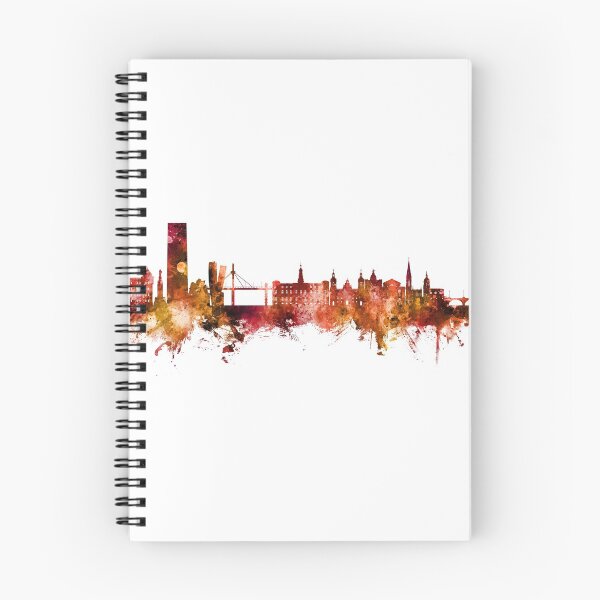 Item preview, Bilbao Spain Skyline designed and sold by ArtPrints.