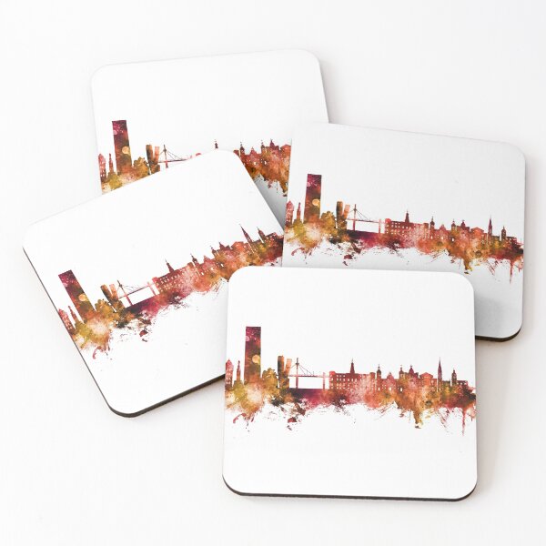Item preview, Bilbao Spain Skyline designed and sold by ArtPrints.