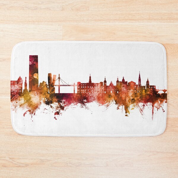 Item preview, Bilbao Spain Skyline designed and sold by ArtPrints.