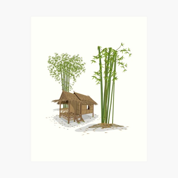 Item preview, Bamboo Hut designed and sold by JTS STORE.