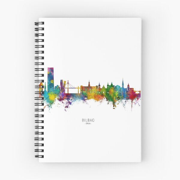 Item preview, Bilbao Spain Skyline designed and sold by ArtPrints.