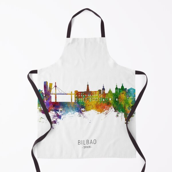 Item preview, Bilbao Spain Skyline designed and sold by ArtPrints.