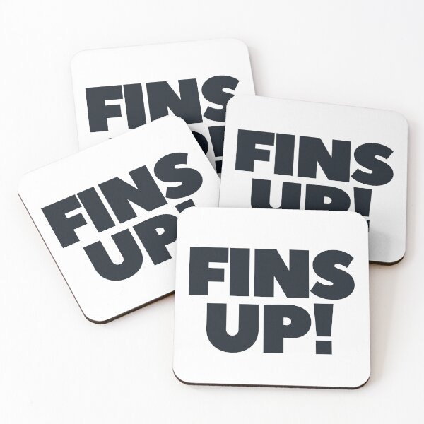 Item preview, Fins Up! - Black  designed and sold by kaylabeatty.