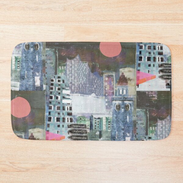 Item preview, Hamburg Hafencity Urban Pop Art City Funky Streets Germany Buildings Modern Art Vintage Retro Wanderlust Downtown Homeland designed and sold by ExquisiteShots.