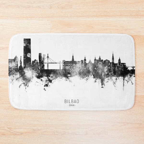 Item preview, Bilbao Spain Skyline designed and sold by ArtPrints.