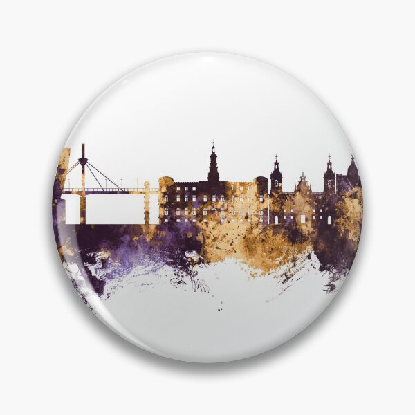 Item preview, Bilbao Spain Skyline designed and sold by ArtPrints.