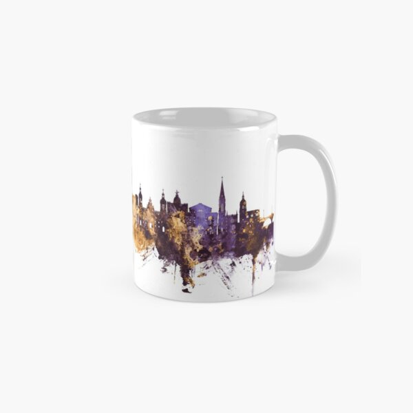 Vista previa del artículo con la obra «Bilbao Spain Skyline», diseñado y vendido por ArtPrints.