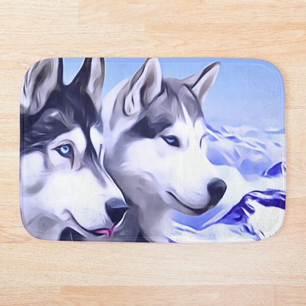 Aperçu de l'œuvre Une paire de huskies sibériens créée et vendue par Sunleil.