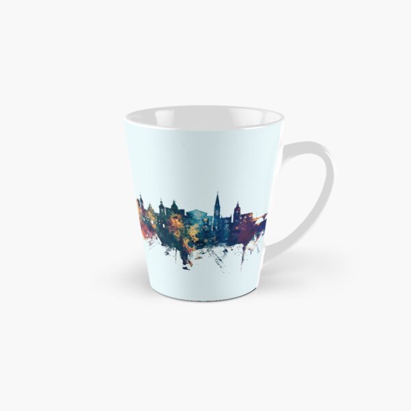 Vista previa del artículo con la obra «Bilbao Spain Skyline», diseñado y vendido por ArtPrints.