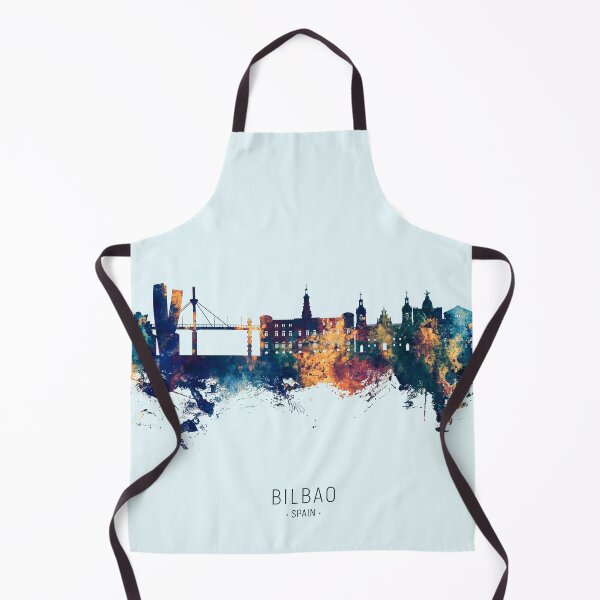 Item preview, Bilbao Spain Skyline designed and sold by ArtPrints.