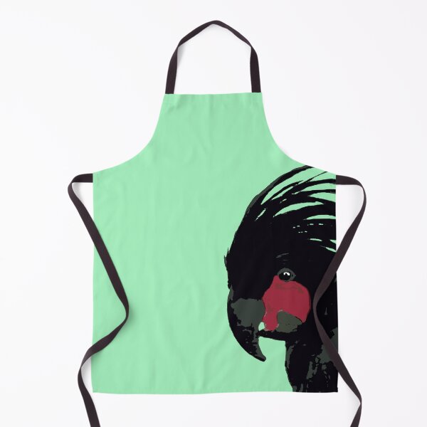 Item preview, Palm Cockatoo (Probosciger aterrimus) on mint designed and sold by ChrissyWild.