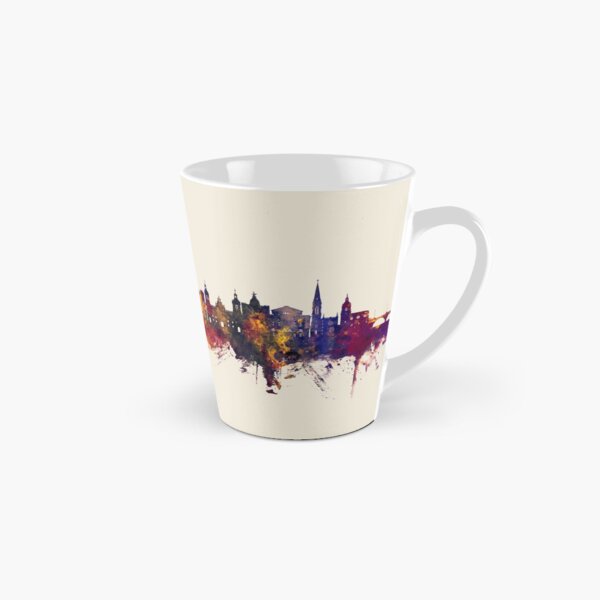 Vista previa del artículo con la obra «Bilbao Spain Skyline», diseñado y vendido por ArtPrints.